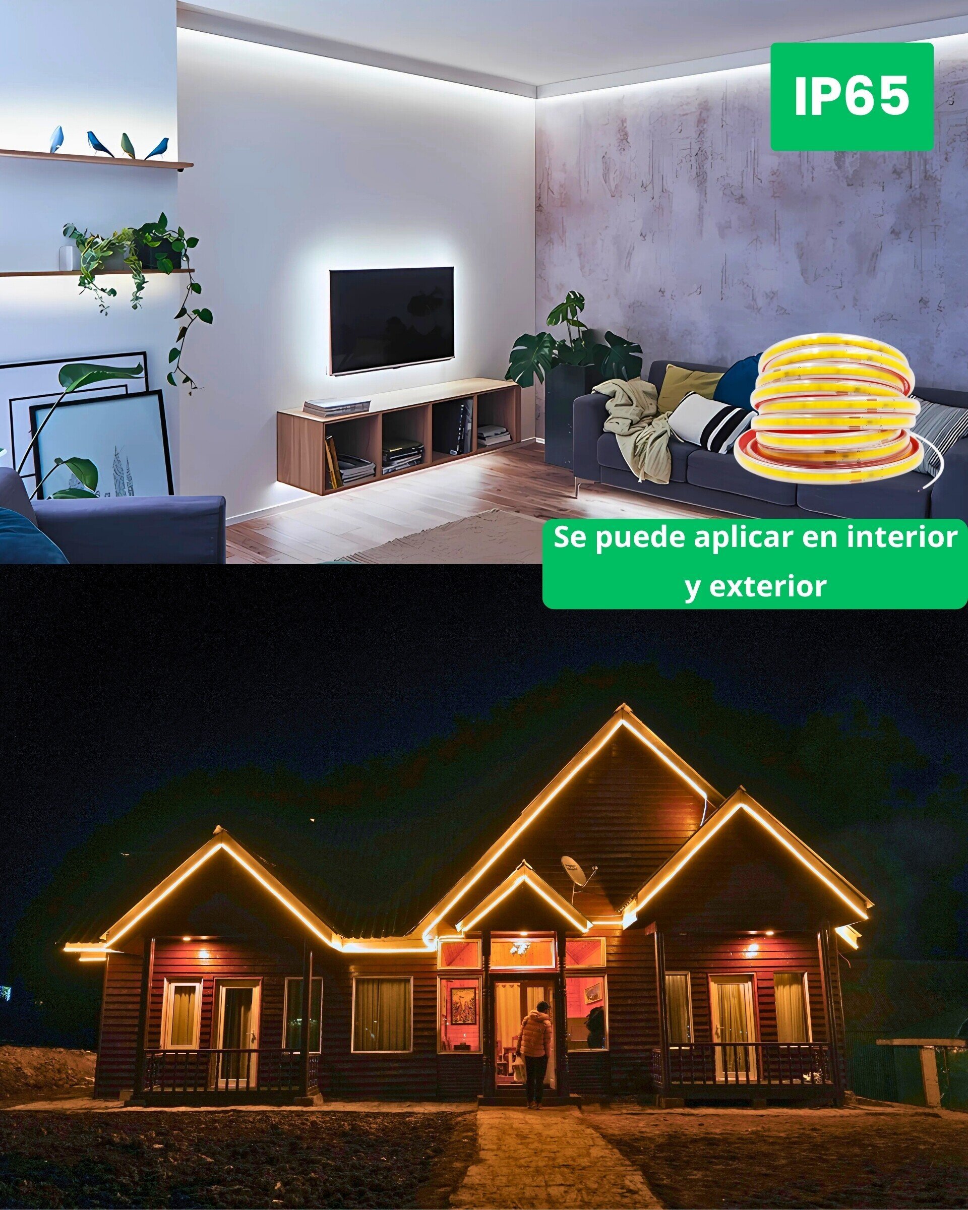 Tira LED COB 220V Conexión directa sin transformador - 4