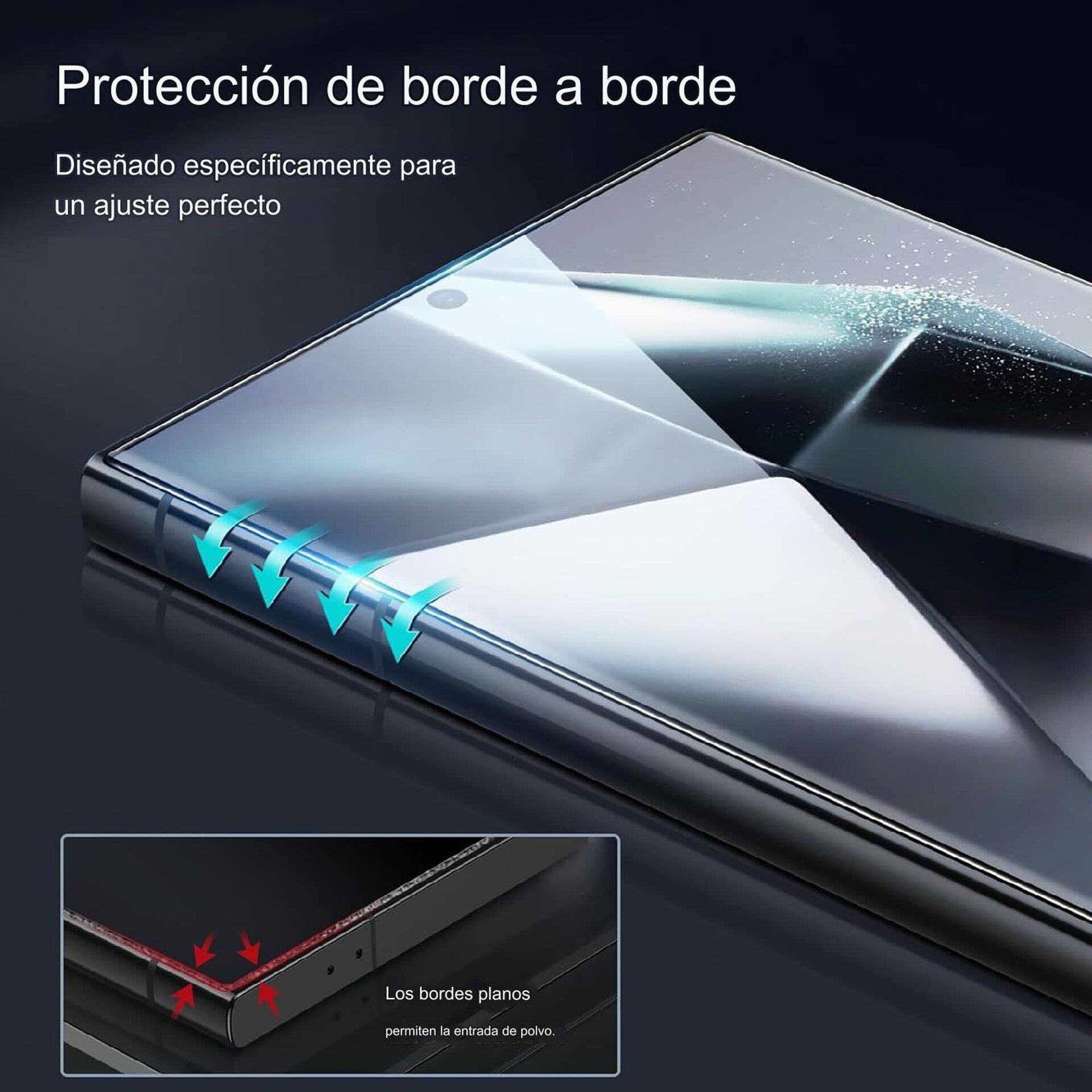 Set protector de pantalla y cámara para Samsung Galaxy S24 - 2