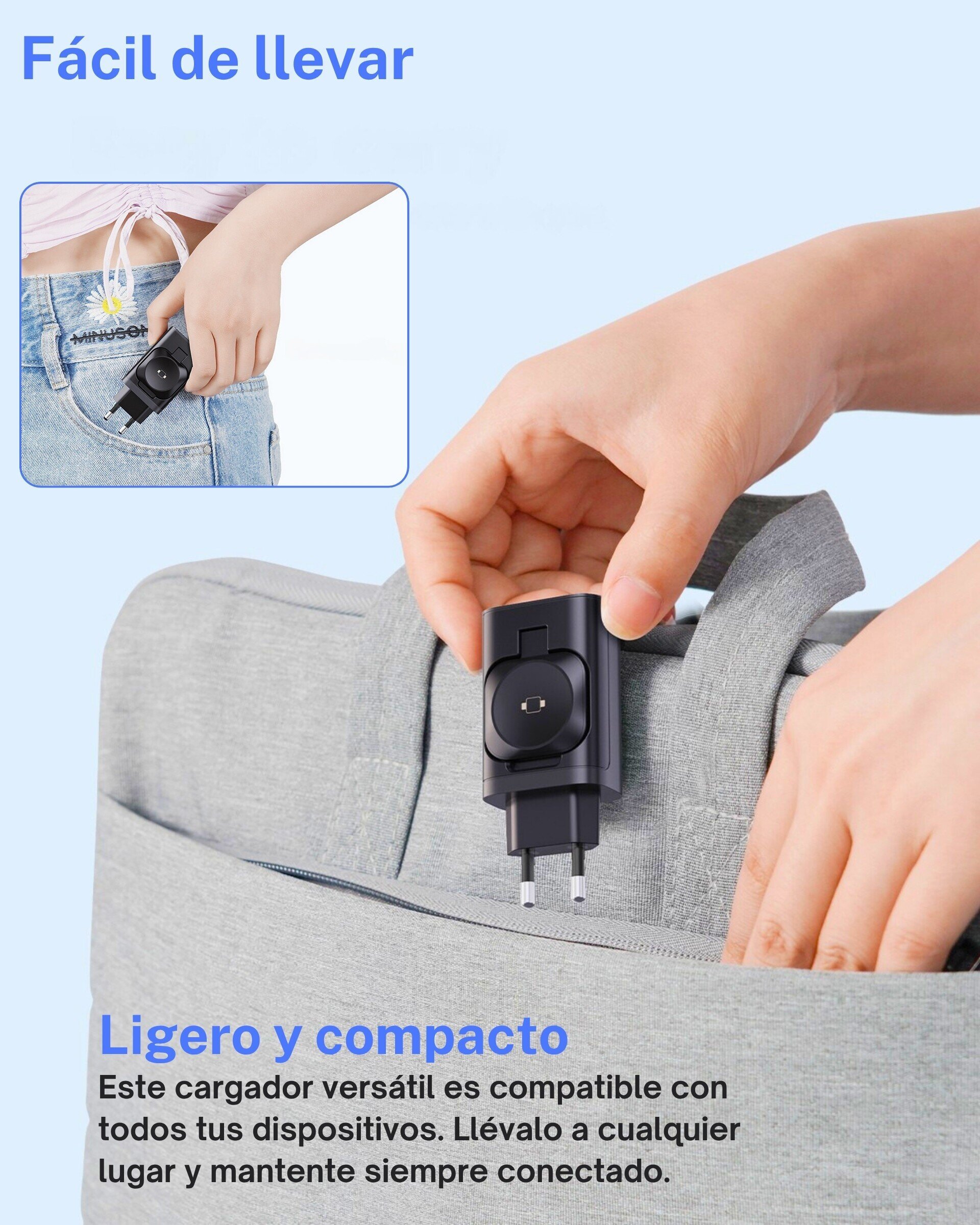 Cargador múltiple compatible con Samsung Galaxy Watch - 9