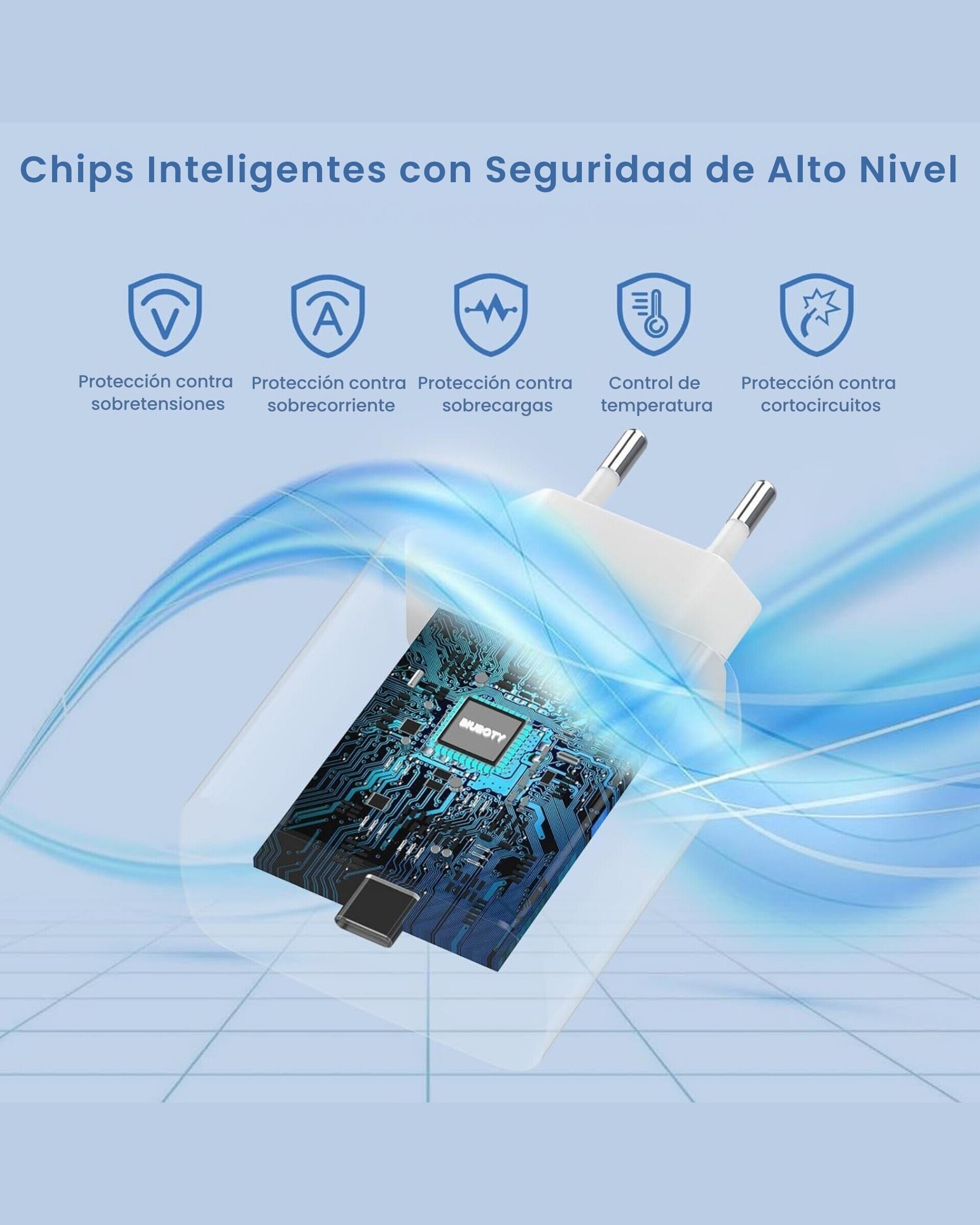 Cargador 45W Carga Rapida para Samsung Galaxy - 3